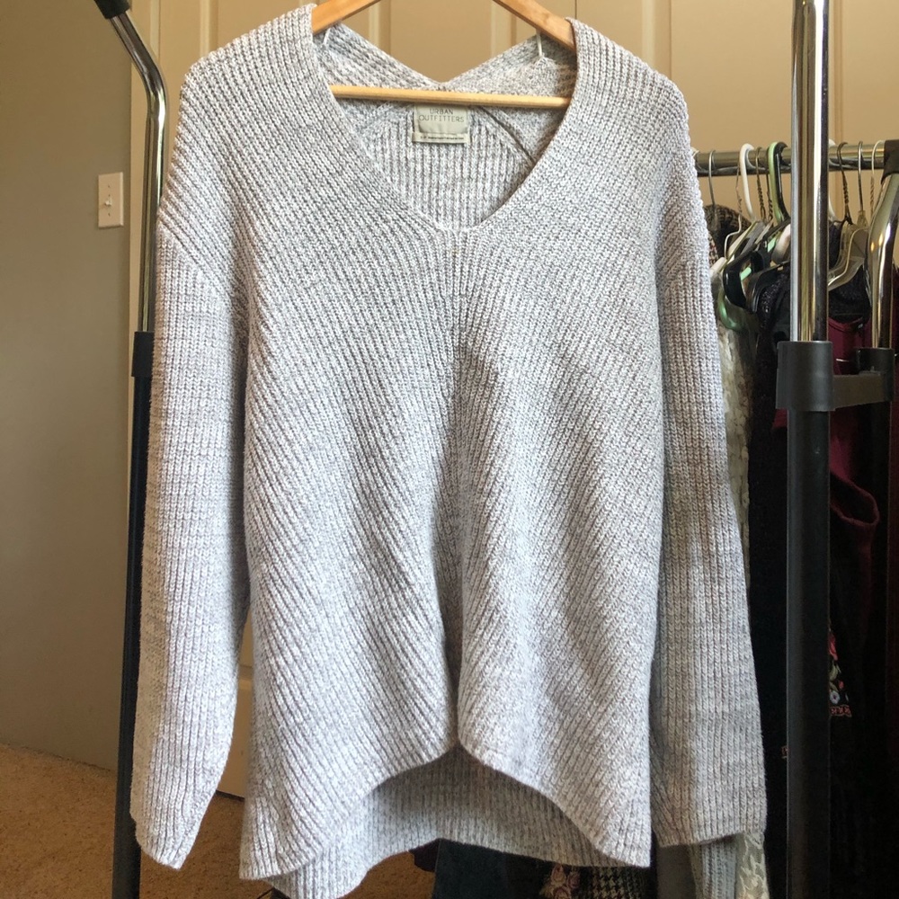 Urban Outfitters Oversized Gray Sweater